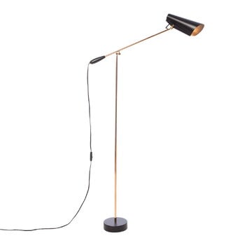 Floor lamps, Birdy floor lamp, black - brass, Black