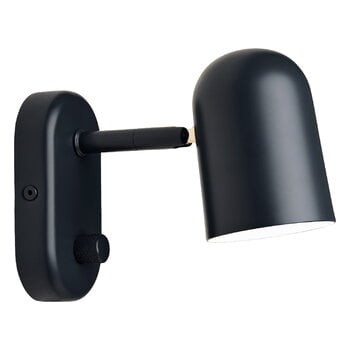 Wall lamps, Buddy wall lamp, black, Black