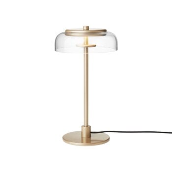 Nuura Blossi table lamp, small, Nordic gold - clear