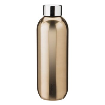 Stelton Keep Cool water bottle, 0,6 L, dark gold