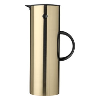 Stelton EM77 vacuum jug, 1,0 L, brass