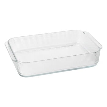 Ovenware, Pilastro ovenproof dish, 33.1 cm, clear, Transparent