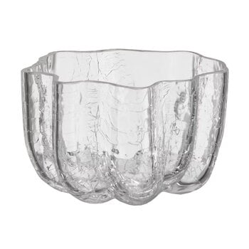 Tealight holders, Crackle votive, 58 mm, clear, Transparent