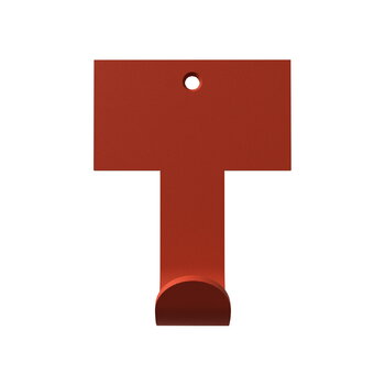 Only Hooks wall hook, XS, red