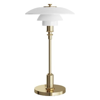 Lampade portatili, Lampada da tavolo portatile PH 2/1 Portable, metallizzata, Oro