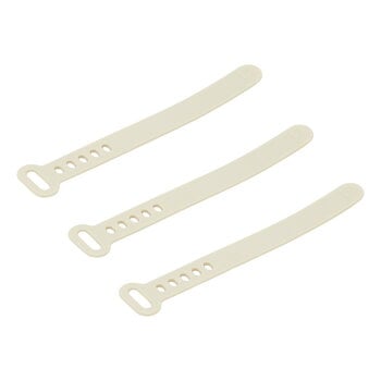 Pedestal Cable Tie, 3 st., pearl