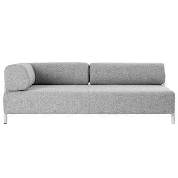 Hem Palo 2-istuttava sohva, vasen, harmaa