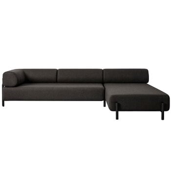 Hem Palo corner sofa, right, brown black