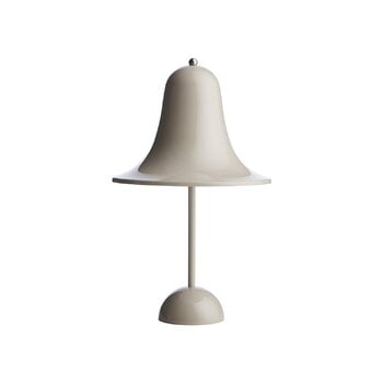 Verpan Lampada da tavolo ricaricabile Pantop Portable 18 cm, grigio sab
