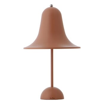 Verpan Pantop bärbar bordslampa, 18 cm, matt terrakotta