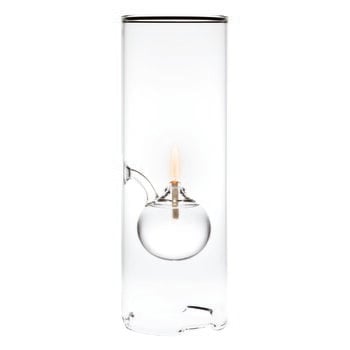 Paustian Wolfard oil lamp, extra large, clear glass