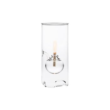 Paustian Wolfard oil lamp, small, clear glass