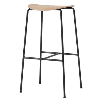 Bar stools & chairs, Pavilion AV38 bar stool, 79 cm, lacquered oak, Black