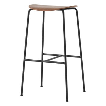 Bar stools & chairs, Pavilion AV38 bar stool, 79 cm, lacquered walnut, Black