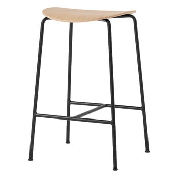 Bar stools & chairs, Pavilion AV37 counter stool, 68 cm, lacquered oak, Black