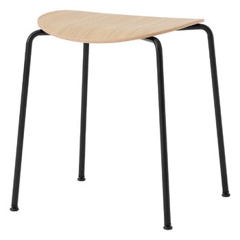 Stools, Pavilion AV36 stool, lacquered oak, Black