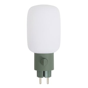 Pedestal Plug-in lamp, mossy green
