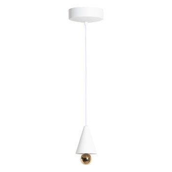 Petite Friture Lampada a sospensione Cherry LED, mini XS, bianca