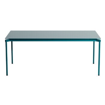 Petite Friture Table de salle à manger Fromme, 90 x 180 cm, bleu océan