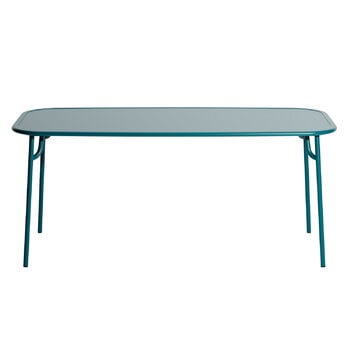 Petite Friture Table Week-end, 85 x 180 cm, bleu océan