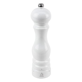 Salt & pepper, Paris U'Select pepper mill, 22 cm, glossy white, White