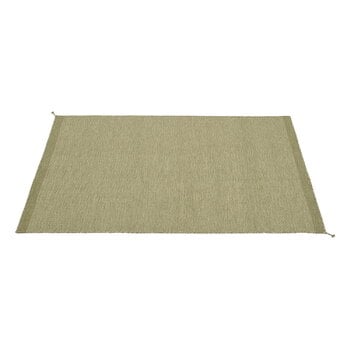 Plastic rugs, Ply rug, recycled polyester, 170 x 240 cm, moss green, Green