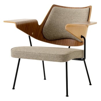 &Tradition RFH RD8 lounge chair, walnut and beech veneer - brown