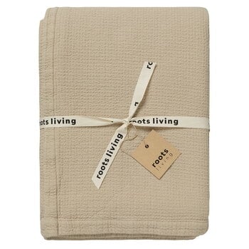 Roots Living Polku bedspread, 280 x 260 cm, taupe, product image