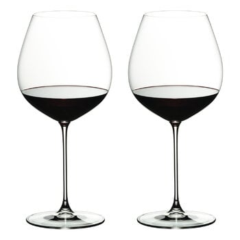 Wine glasses, Veritas Old World Pinot Noir red wine glass, 2 pcs, Transparent