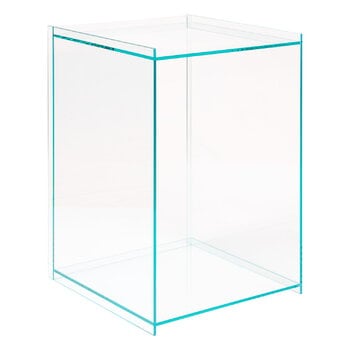 Frama Rivet Box table, clear glass, product image