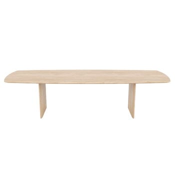 Dining tables, No 7 dining table, rectangular, 200 x 95 x 74 cm, white oiled oak, Natural