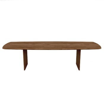 Dining tables, No 7 dining table, rectangular, 200 x 95 x 74 cm, smoked oak, Brown