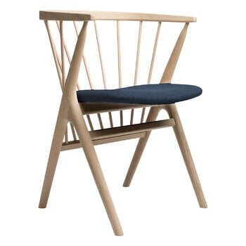 Sibast No 8 chair, soaped oak - blue Remix 873