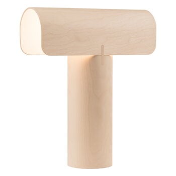Secto Design Lampe de table Teelo 8020, bouleau naturel