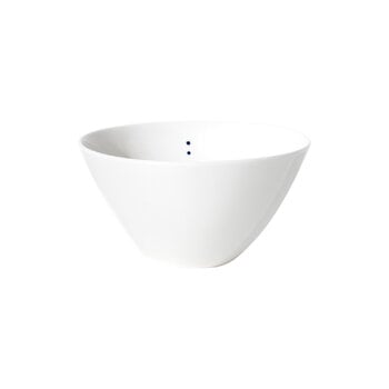 Bowls, Shiro bowl, small, 2 dots, 14 cm, white, White