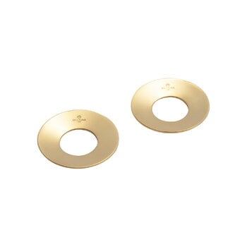 Skultuna Drip plate, small, set of 2, polished brass, product image