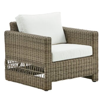 Sika-Design Carrie lounge chair, antique grey - white