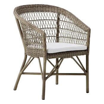 Sika-Design Emma stol, antikgrå - vit