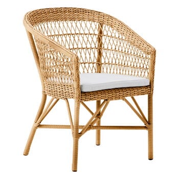 Sika-Design Emma stol, naturlig - vit