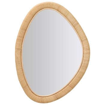 Sika-Design Specchio Malou, 70 x 55 cm, rattan naturale