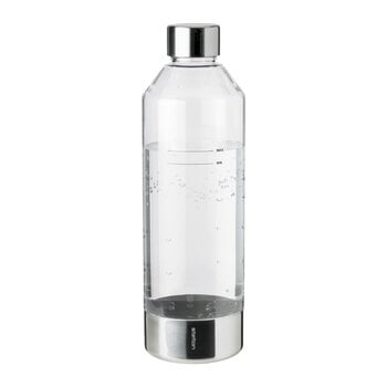 Machines à soda, Bouteille de gazéification Brus, 1,15 L, acier, Argent