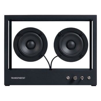 Transparent Small Transparent Speaker, black, product image