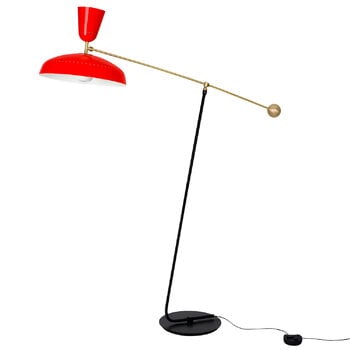 Sammode G1 floor lamp, vermilion red