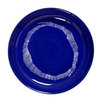 Plates, Feast deep plate, 2 pcs, blue - white, Blue