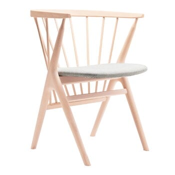 Sibast No 8 chair, soaped beech - light grey Remix 123, product image