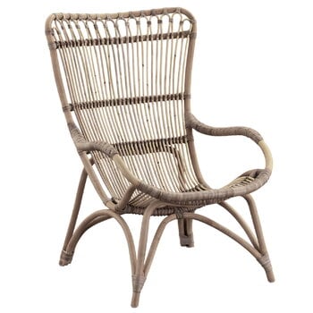 Sika-Design Fauteuil Monet, rotin taupe