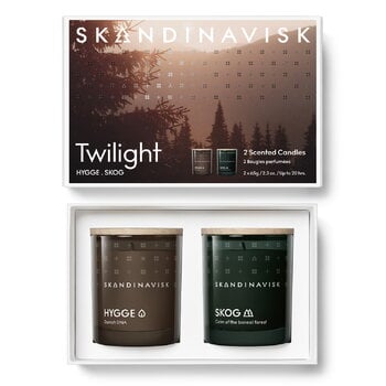 Skandinavisk Coffret de 2 bougies parfumées, TWILIGHT, image produit