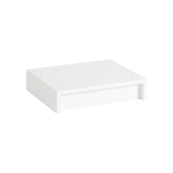 Shelving units, Stacked plinth, 43,5 x 35 x 10 cm, white, White