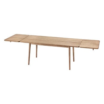 Stolab Miss Holly table, 175 x 82 cm + 2 x 50 cm extensions, oiled oak