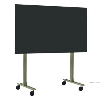 Pedestal Straight Rollin’ TV-Ständer, Mossy green